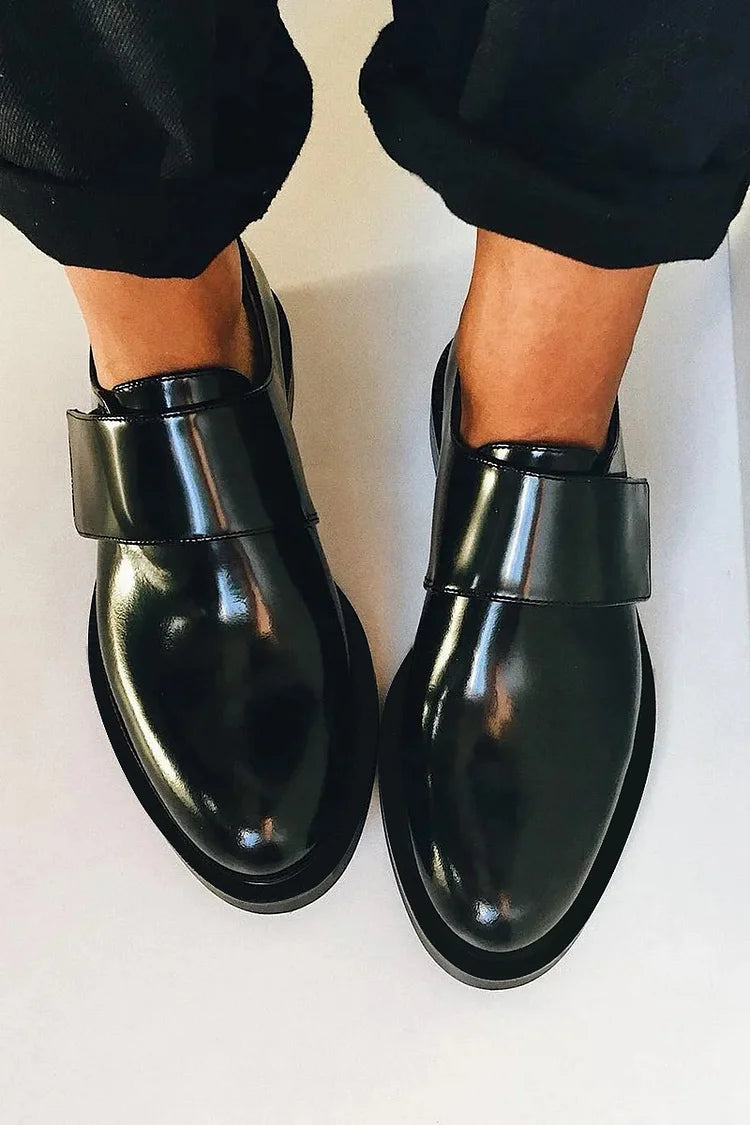 Sabina | Women's Patent-Effect Loafers Elegant Design