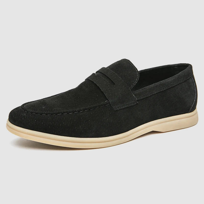 «Firenze Chic» Suede Loafers