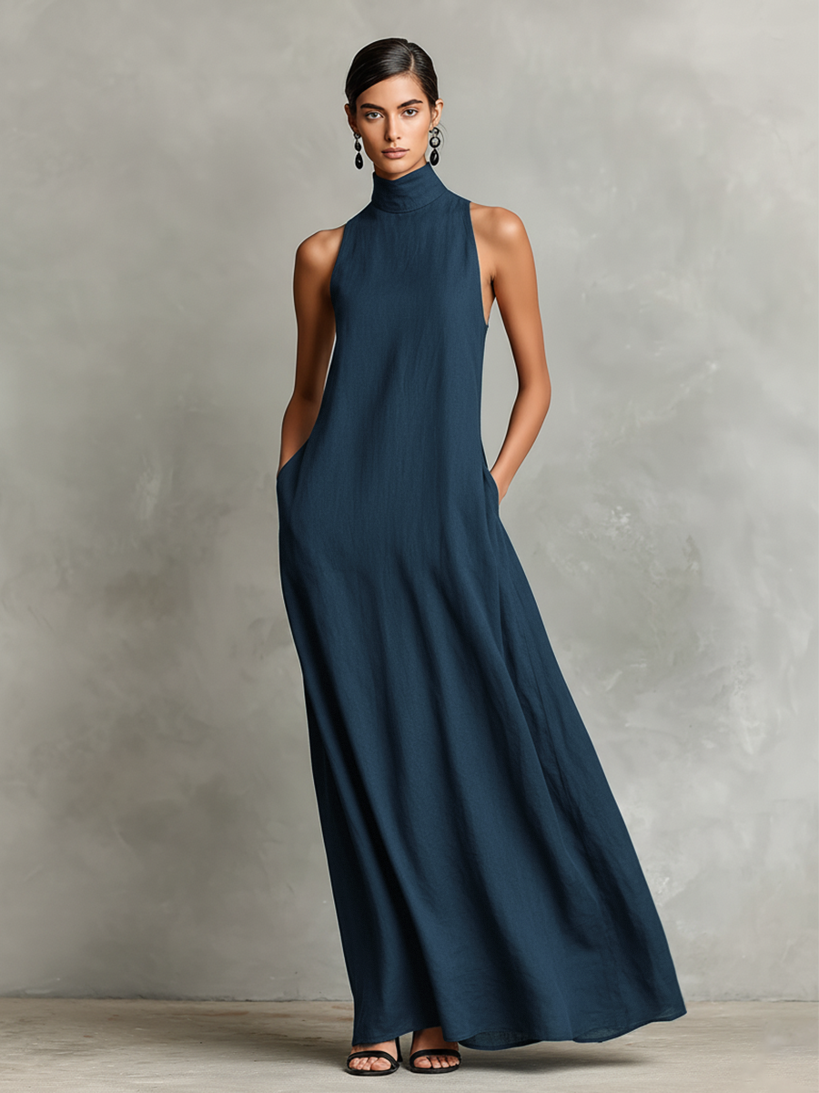 Catalina | Minimalist Sleeveless Maxi Dress