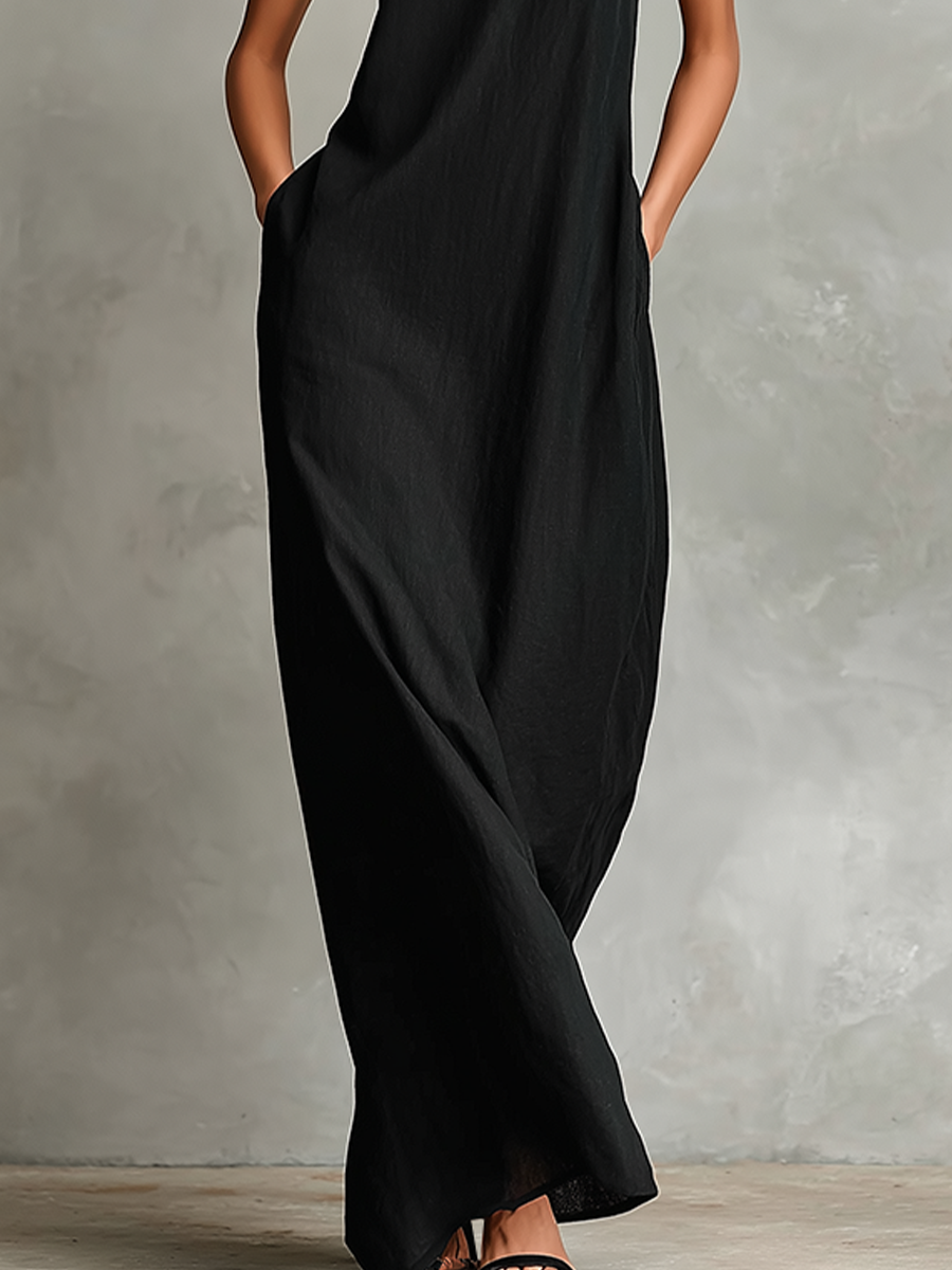 Catalina | Minimalist Sleeveless Maxi Dress