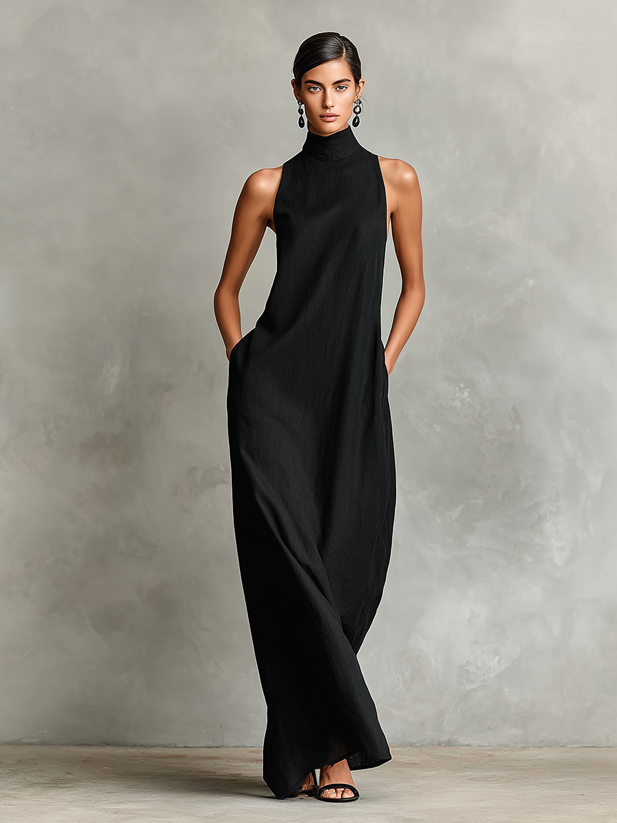 Catalina | Minimalist Sleeveless Maxi Dress