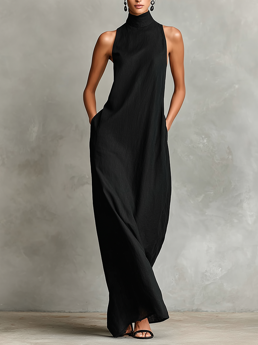 Catalina | Minimalist Sleeveless Maxi Dress