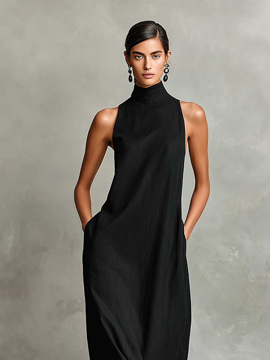 Catalina | Minimalist Sleeveless Maxi Dress