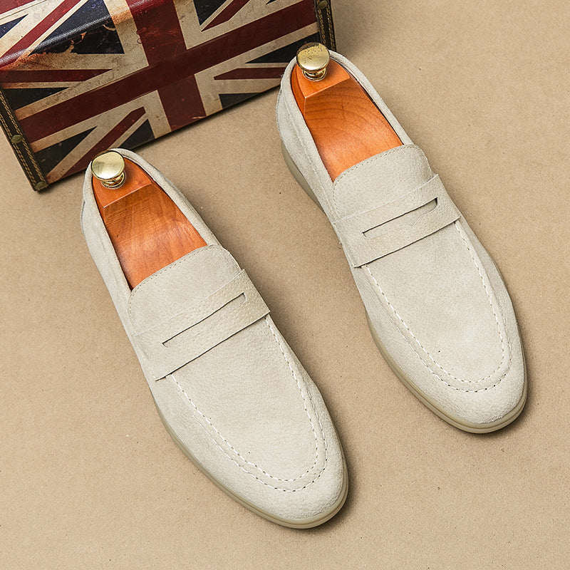 «Firenze Chic» Suede Loafers