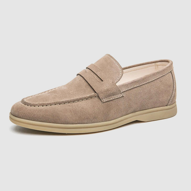 «Firenze Chic» Suede Loafers