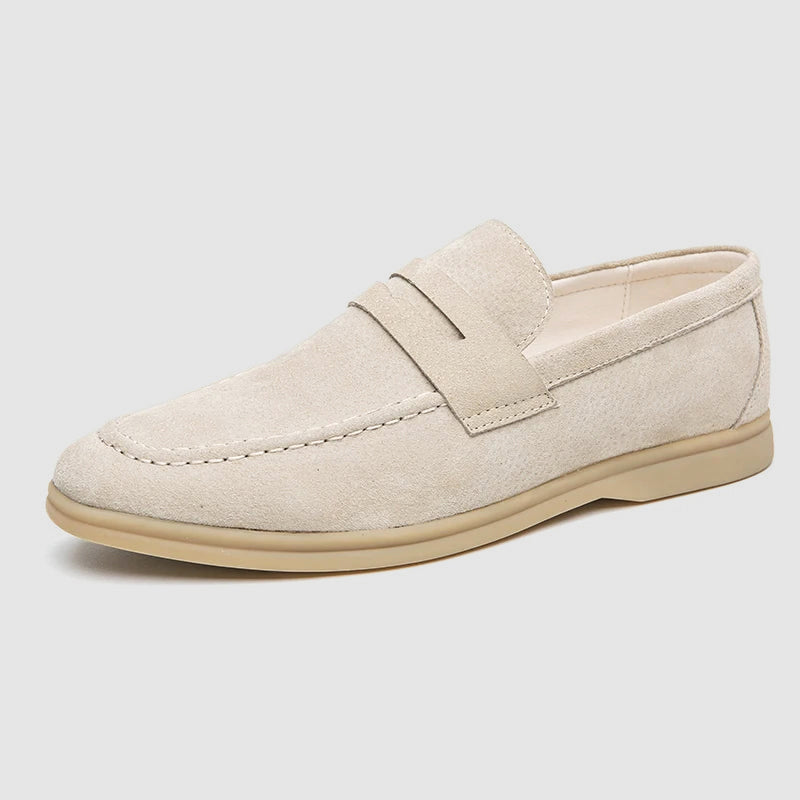 «Firenze Chic» Suede Loafers