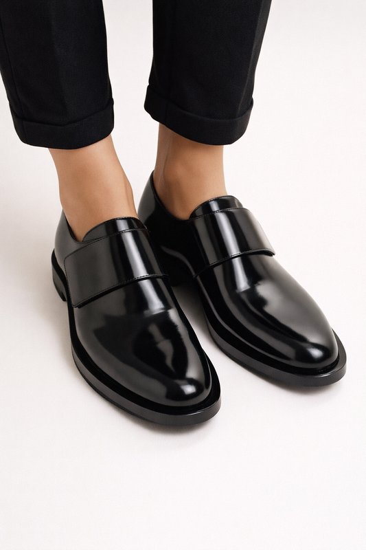 Sabina | Women's Patent-Effect Loafers Elegant Design
