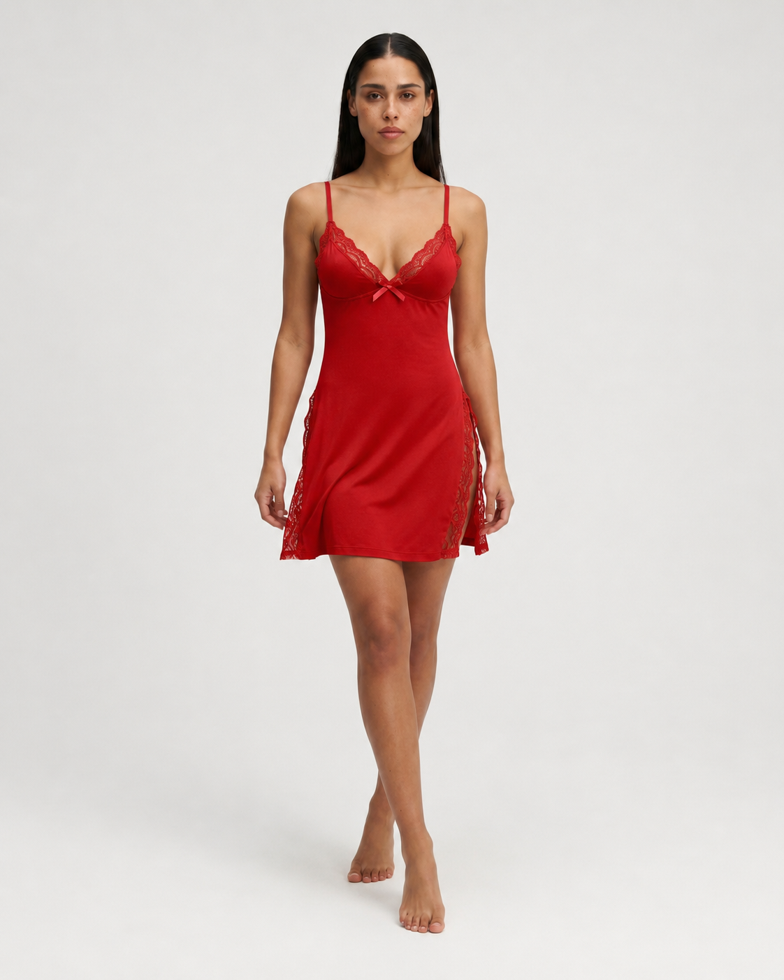 Blush Whisper Lace Nightgown
