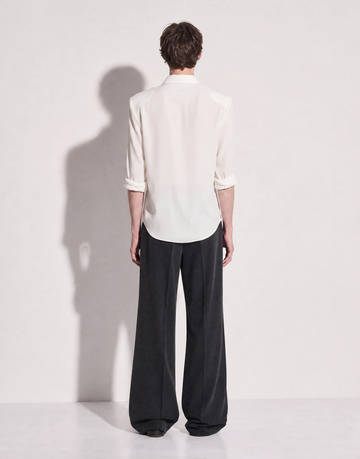 Jhon Structured Shoulder Padded Button-Up Shirt