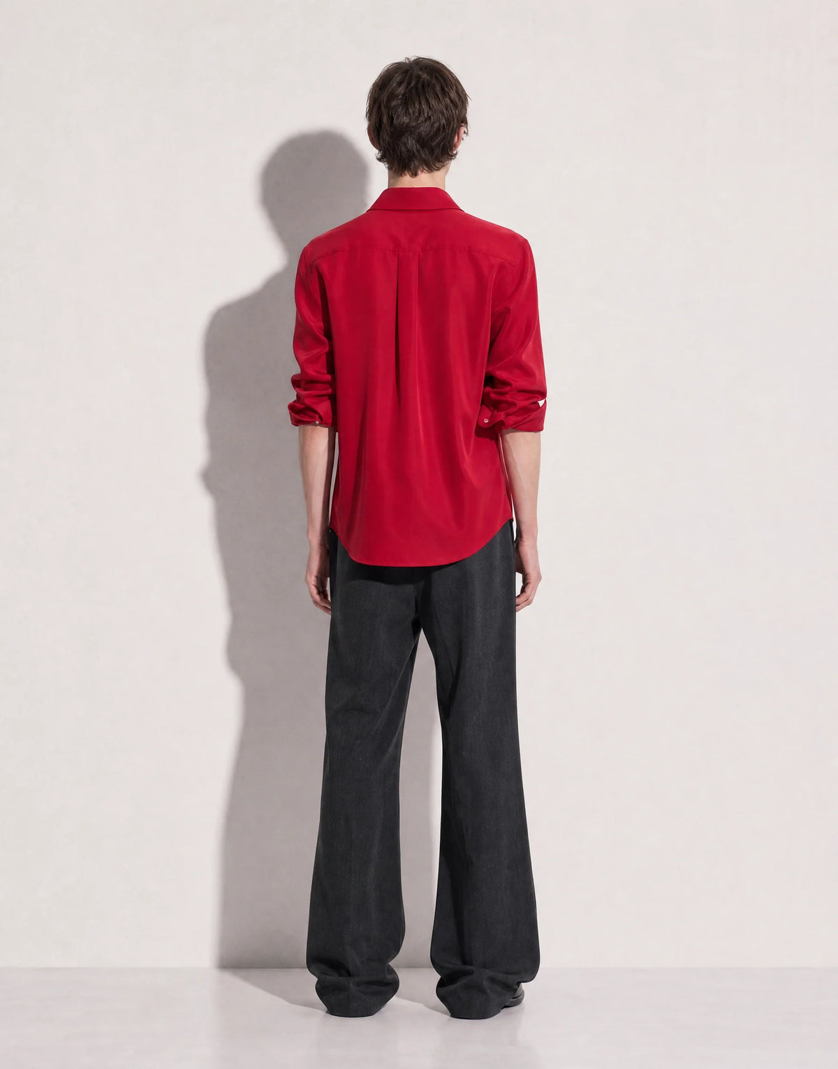 Jhon Structured Shoulder Padded Button-Up Shirt
