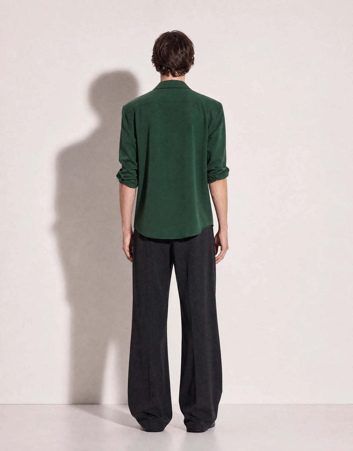 Jhon Structured Shoulder Padded Button-Up Shirt