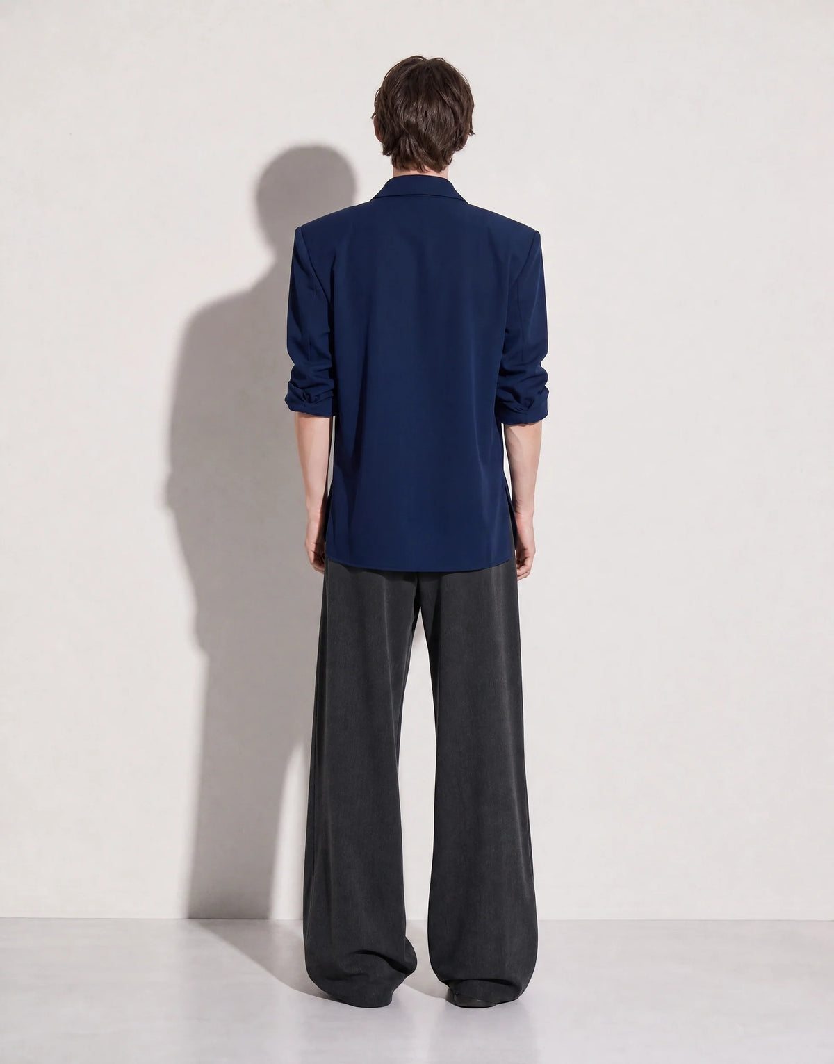 Jhon Structured Shoulder Padded Button-Up Shirt