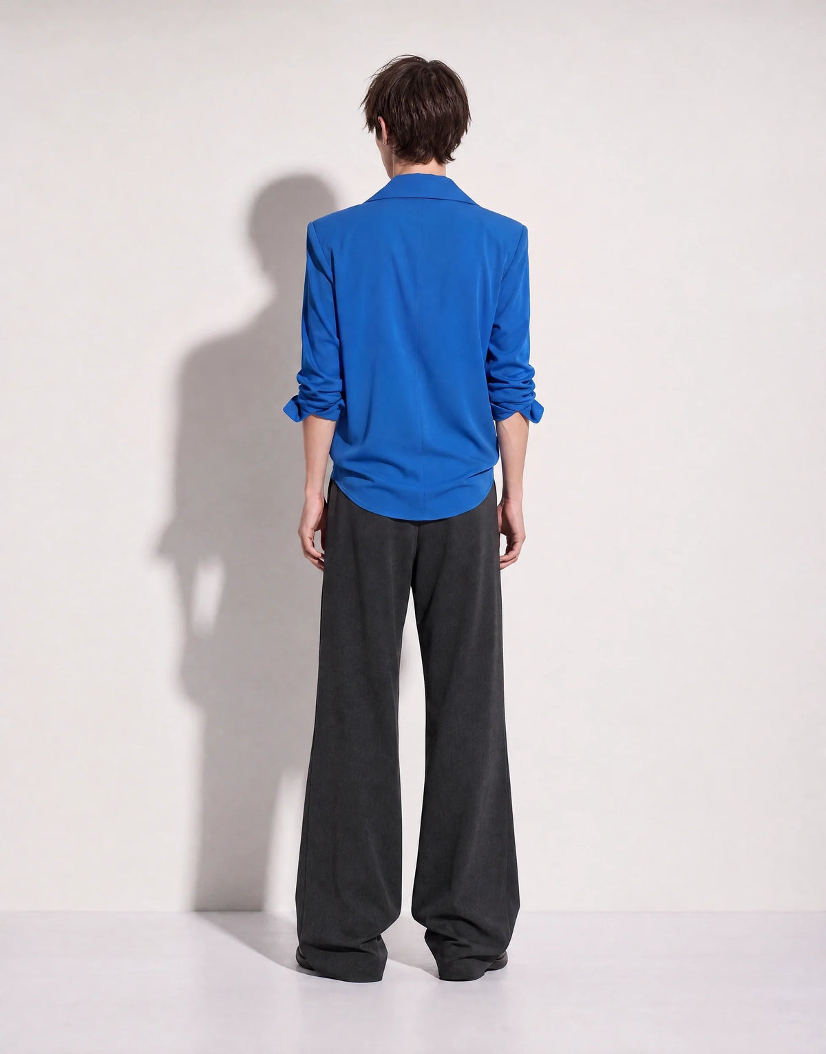Jhon Structured Shoulder Padded Button-Up Shirt