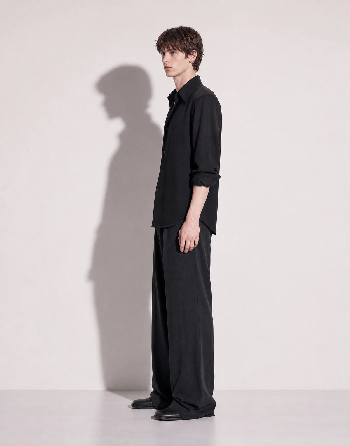 Jhon Structured Shoulder Padded Button-Up Shirt