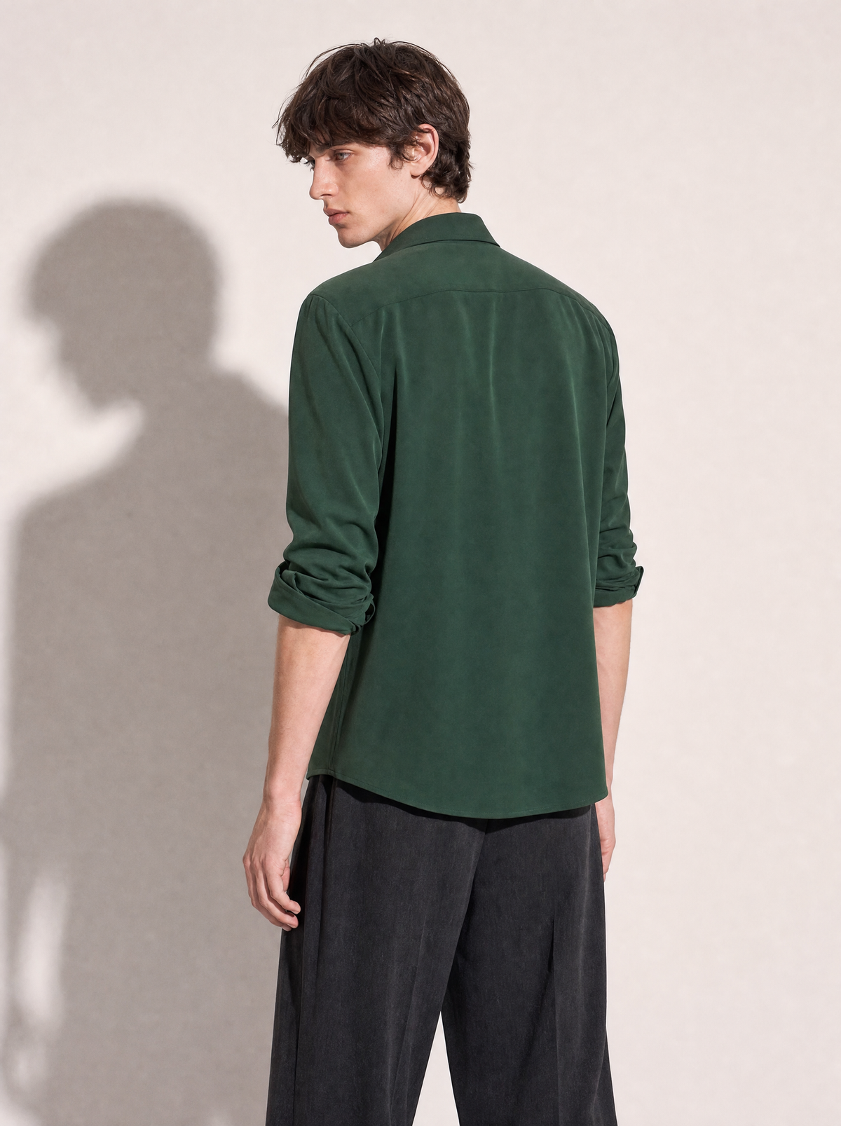 Jhon Structured Shoulder Padded Button-Up Shirt