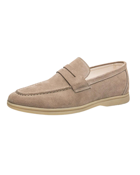«Firenze Chic» Suede Loafers