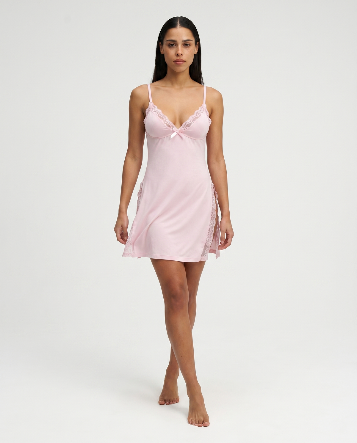 Blush Whisper Lace Nightgown