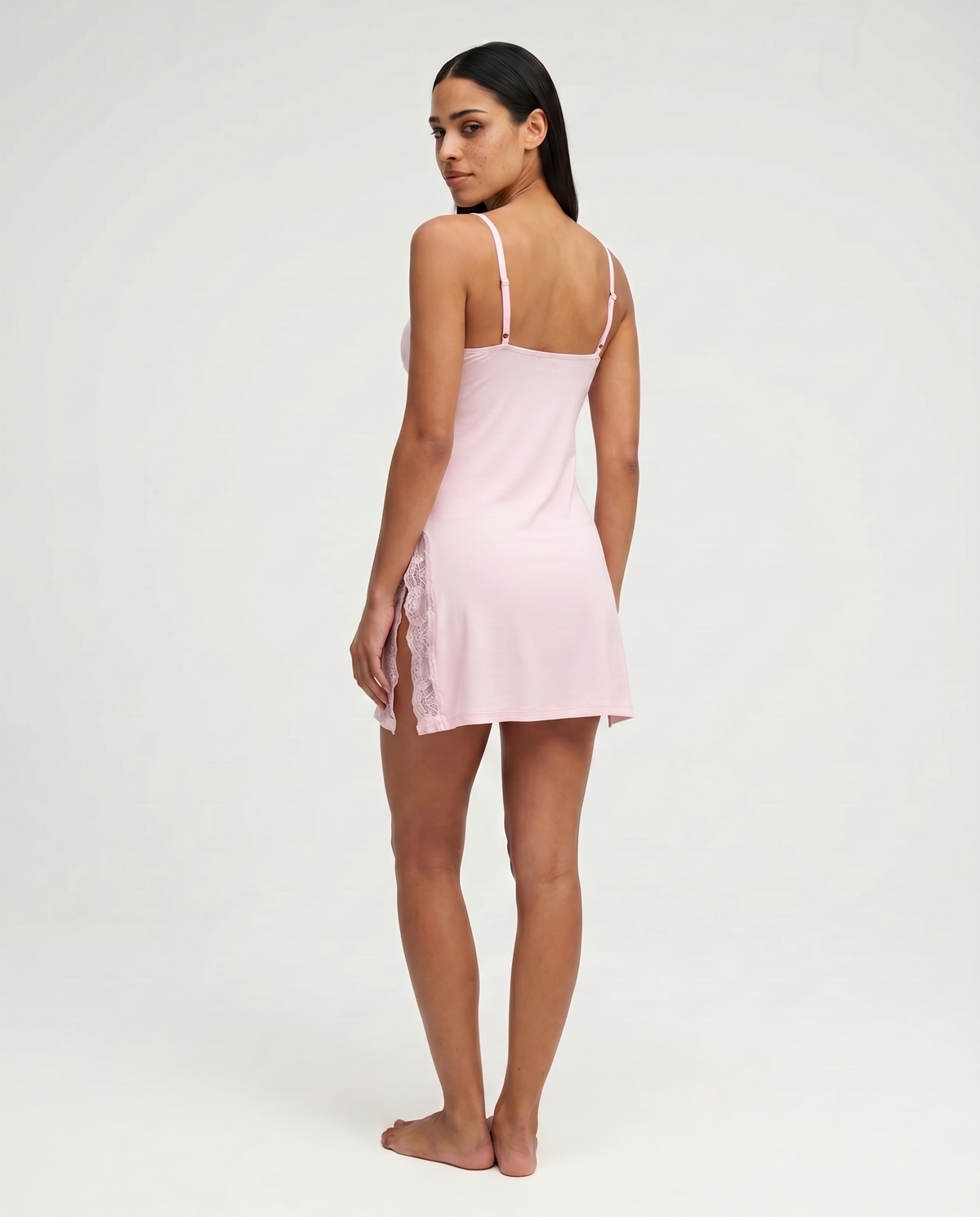 Blush Whisper Lace Nightgown