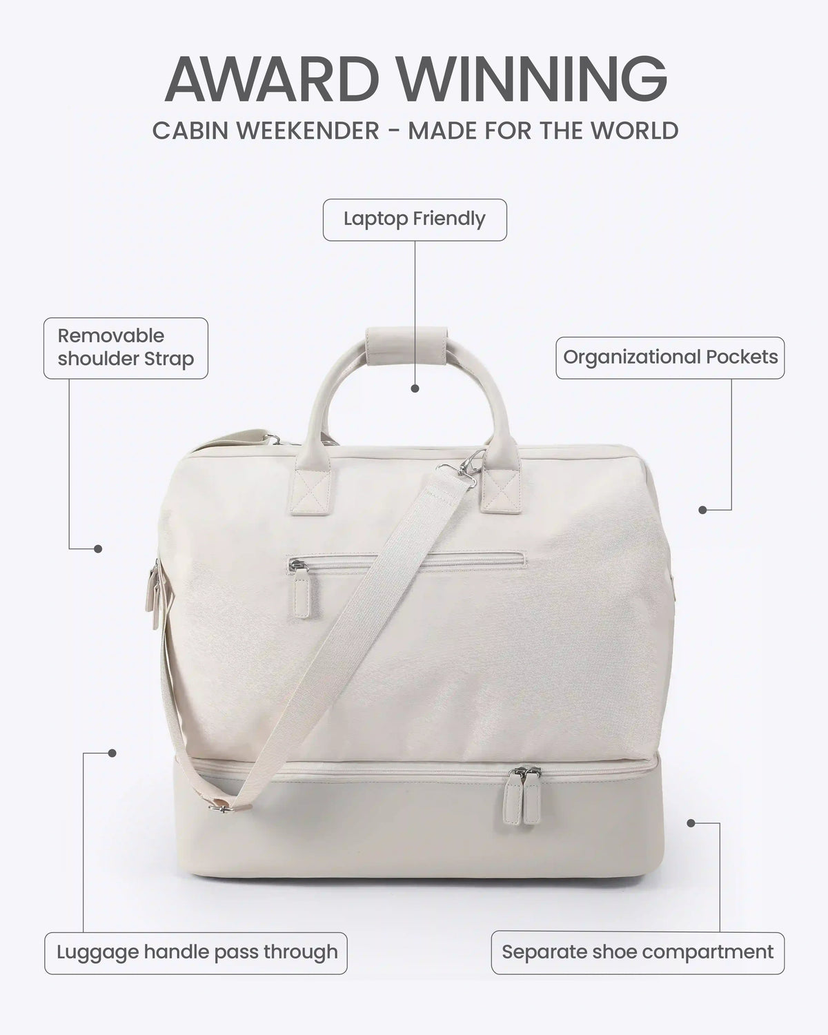 Vegan Cabin Weekender Bag