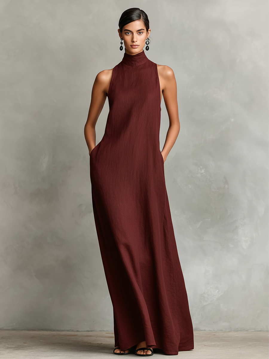 Catalina | Minimalist Sleeveless Maxi Dress
